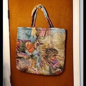 Large Multi Colored Handmade Quilted Bag